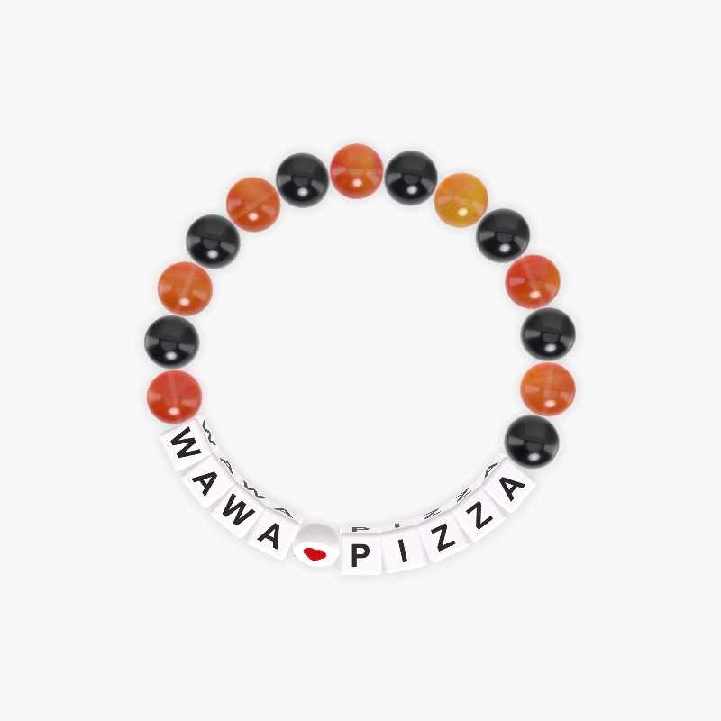 Black Onyx and Carnelian Bracelet