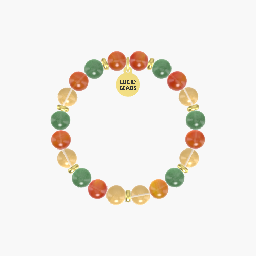 Carnelian, Citrine and Aventurine Bracelet
