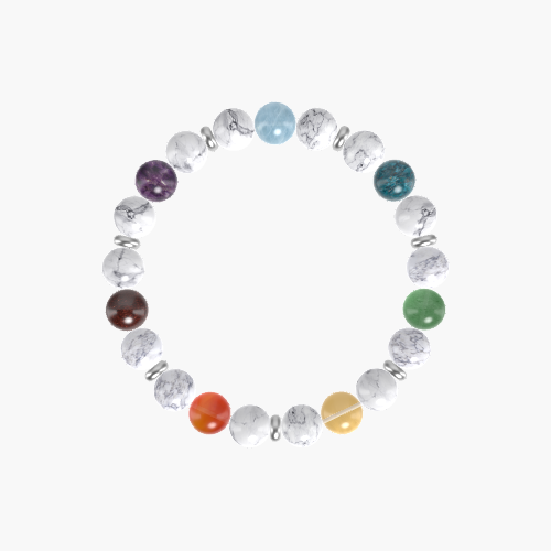 Howlite, Citrine, Aventurine and more Gemstone Bracelet