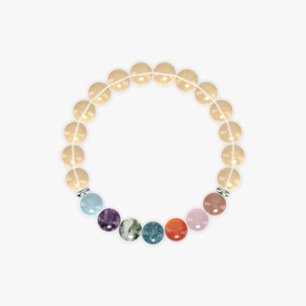 Citrine, Apatite, Carnelian and more Gemstone Bracelet