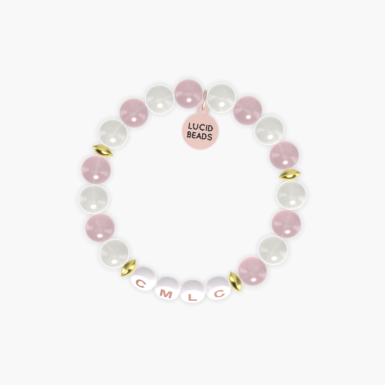 Rose Quartz and Moonstone Bracelet
