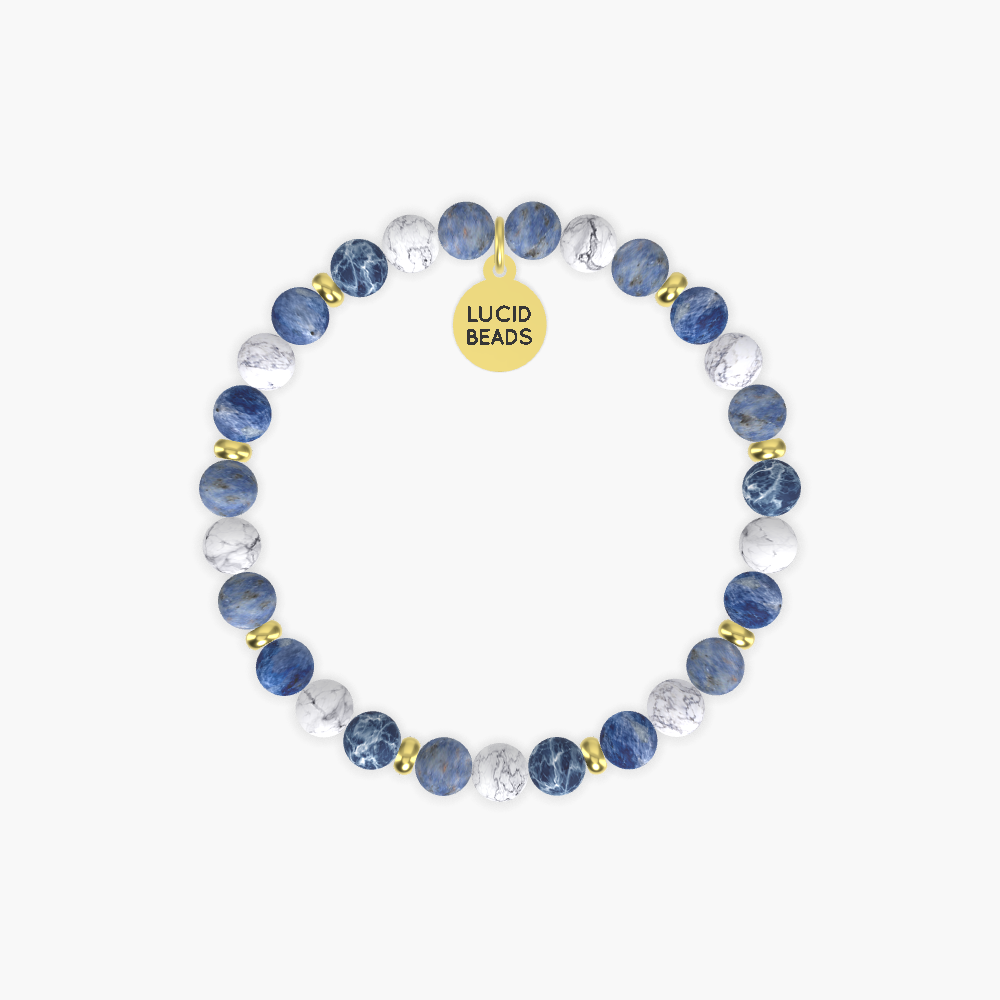 Sodalite and Howlite Bracelet