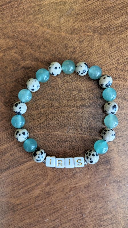 Dalmatian Jasper and Aventurine Bracelet