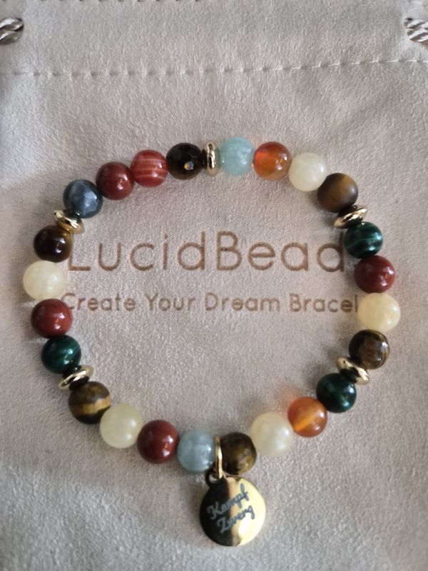 Tiger Eye, Yellow Jade, Red Jasper and more Gemstone Bracelet